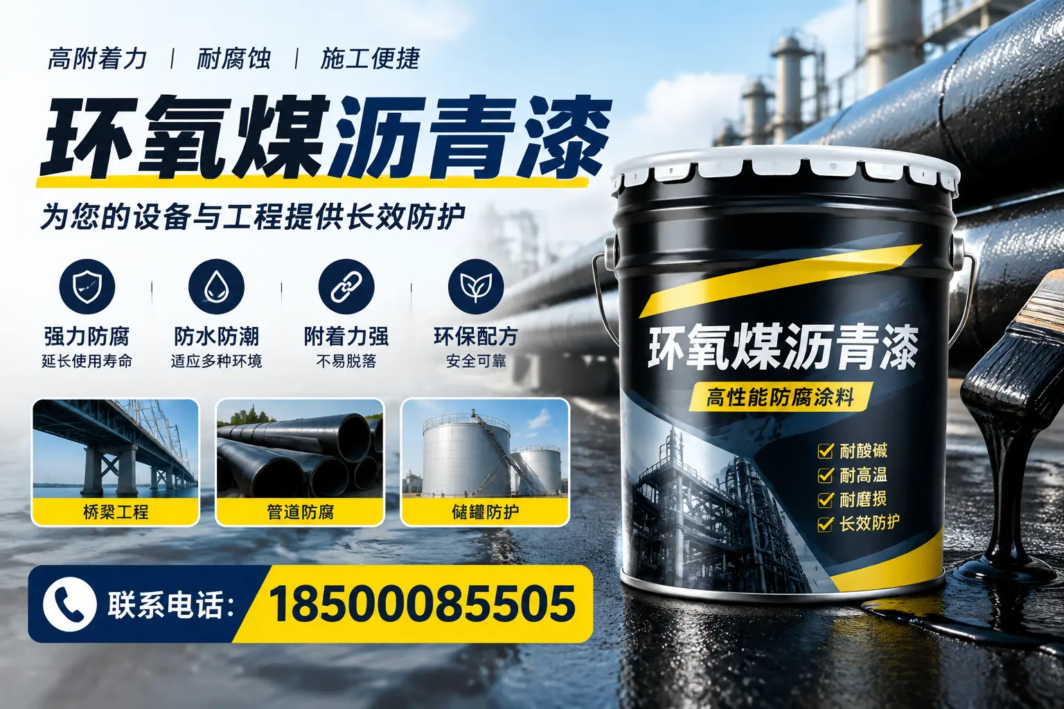 环氧煤沥青漆与其他涂料的对比分析，助力日照企业决策